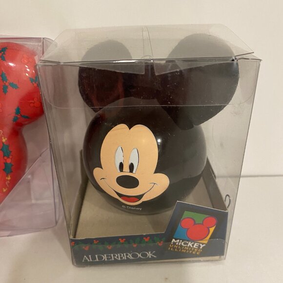 Christmas Disney Ornaments Mickey and Pluto New - Picture 4 of 4